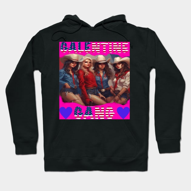 Galentine gang party Hoodie by sailorsam1805